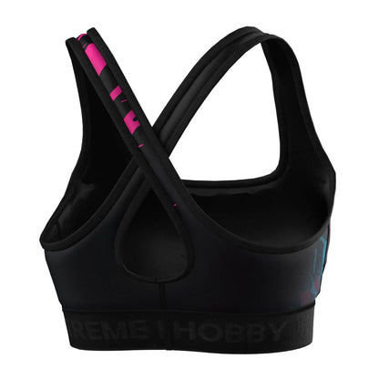 🌸💪 Extreme Hobby Women's Compression Sports Top “VIVID BULLTERRIER” 🔥