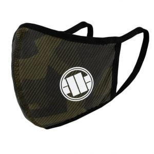 FACE MASK CAMO LOGO KHAKI