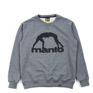 MANTO CREWNECK VIBE 21 MELANGE BLACK