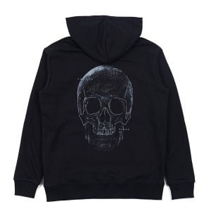 MANTO HOODIE SKULL 20 BLACK