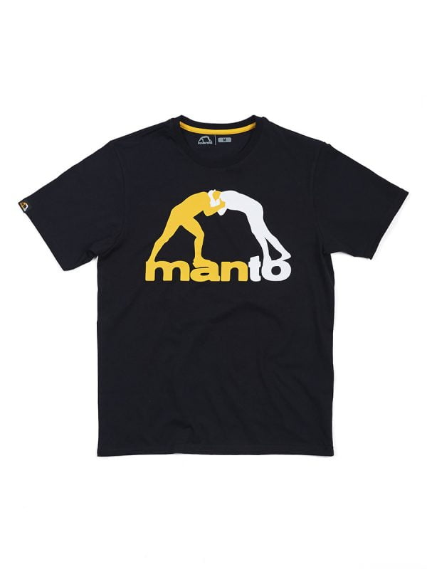 MANTO T-SHIRT LOGO BLACK