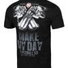 T-SHIRT PIT BULL MAKE MY DAY BLACK