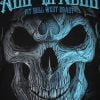 T-SHIRT BLUE SKULL BLACK - Image 3