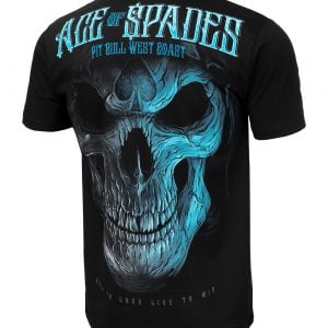 T-SHIRT BLUE SKULL BLACK