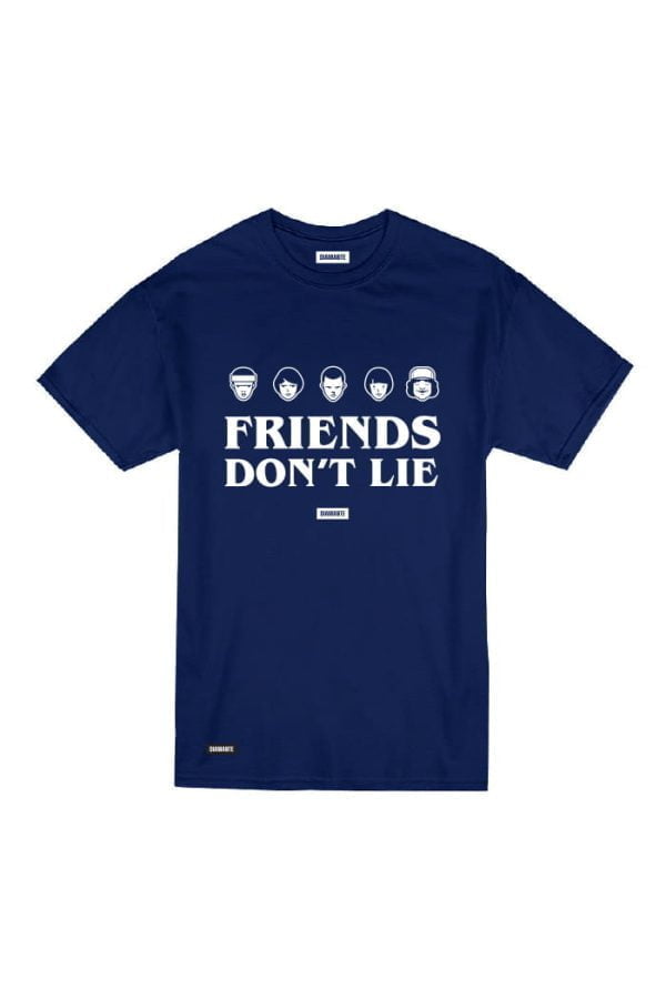 T-SHIRT FRIENDS DONT LIE NAVY UNISEX – Street Wear will love it!