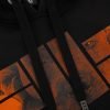 HOODIE ORANGE LOGO BLACK - Image 4