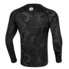 LONG SLEEVE RASHGUARD NET CAMO HILLTOP II ALL BLACK - Image 2
