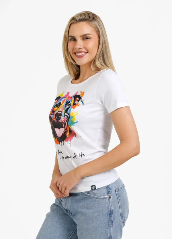 PIT BULL Women's T-Shirt WATERCOLOR