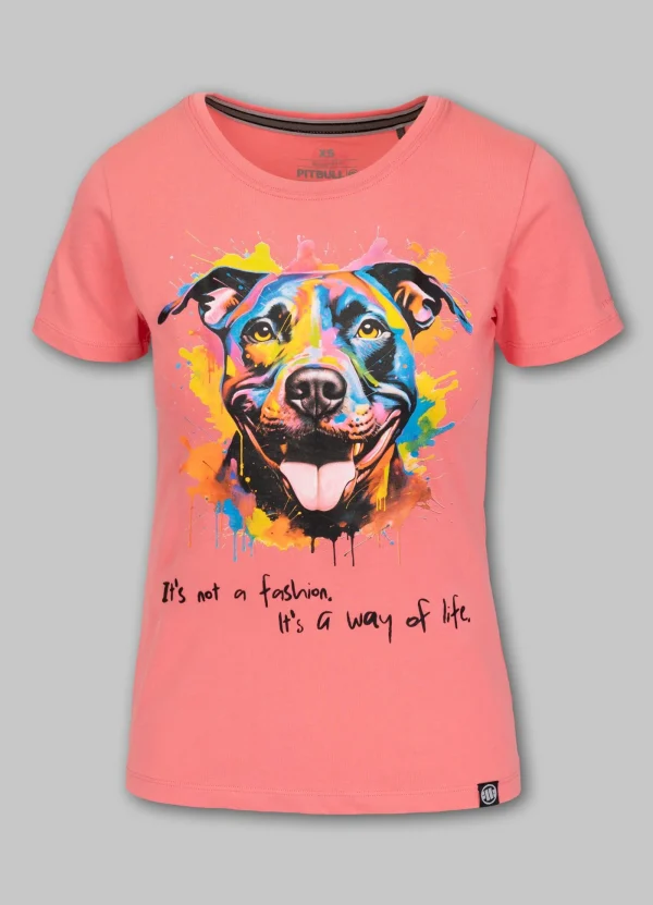 PIT BULL Women's T-Shirt WATERCOLOR - Image 6